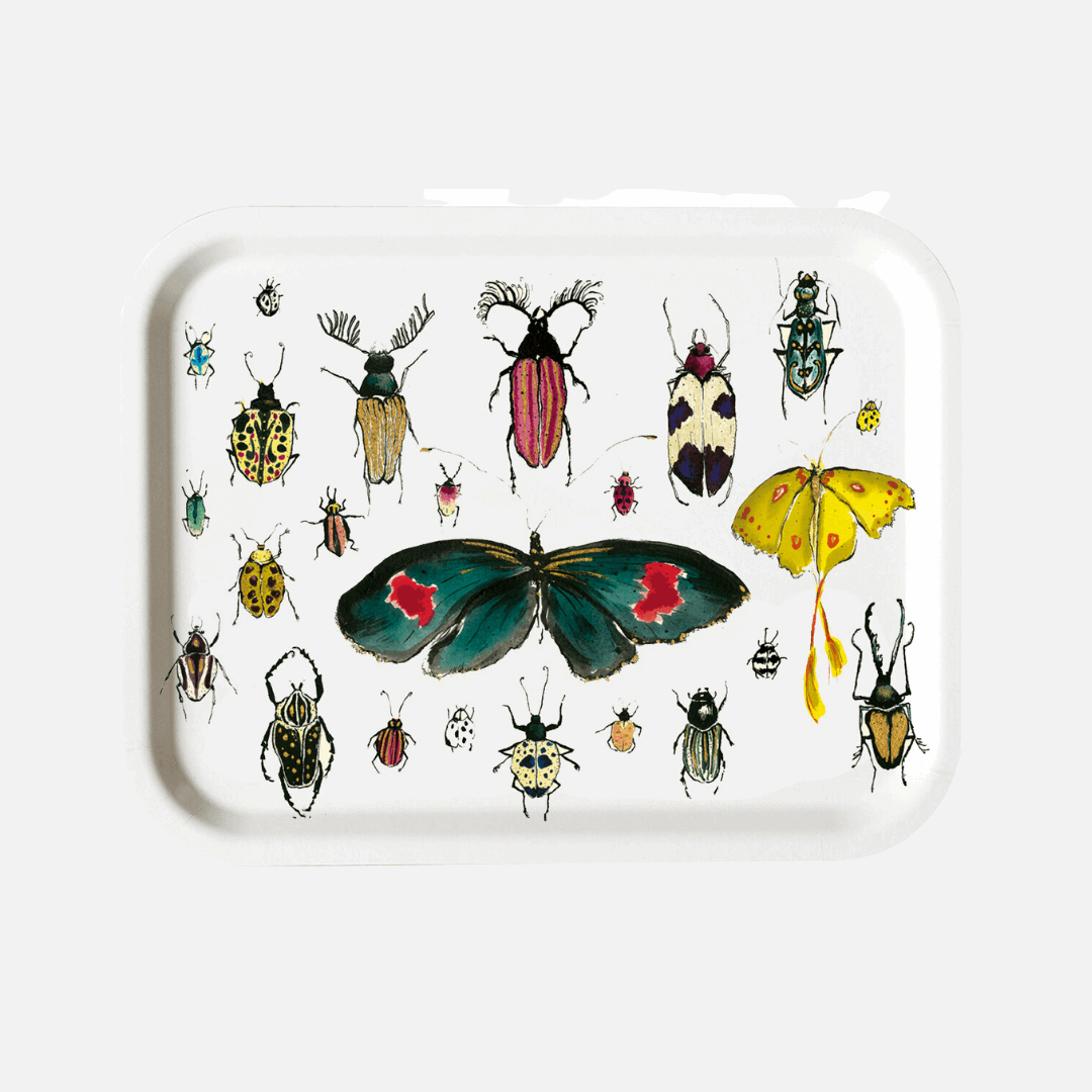 Bug Birch Veneer & Melamine Tray