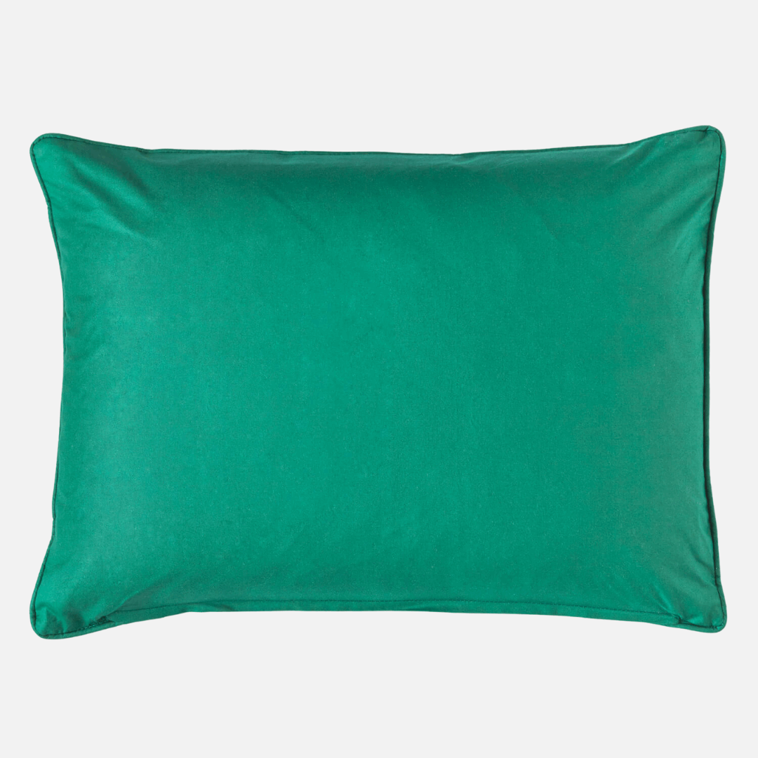 Boxing Hares Cushion | Green