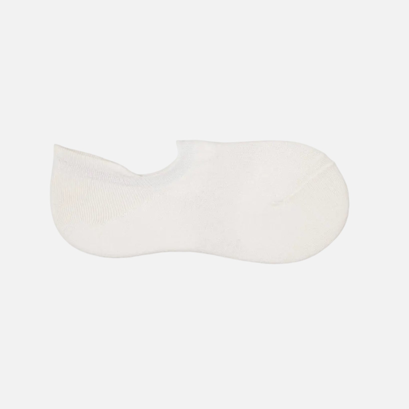 White shoe insole on a white background