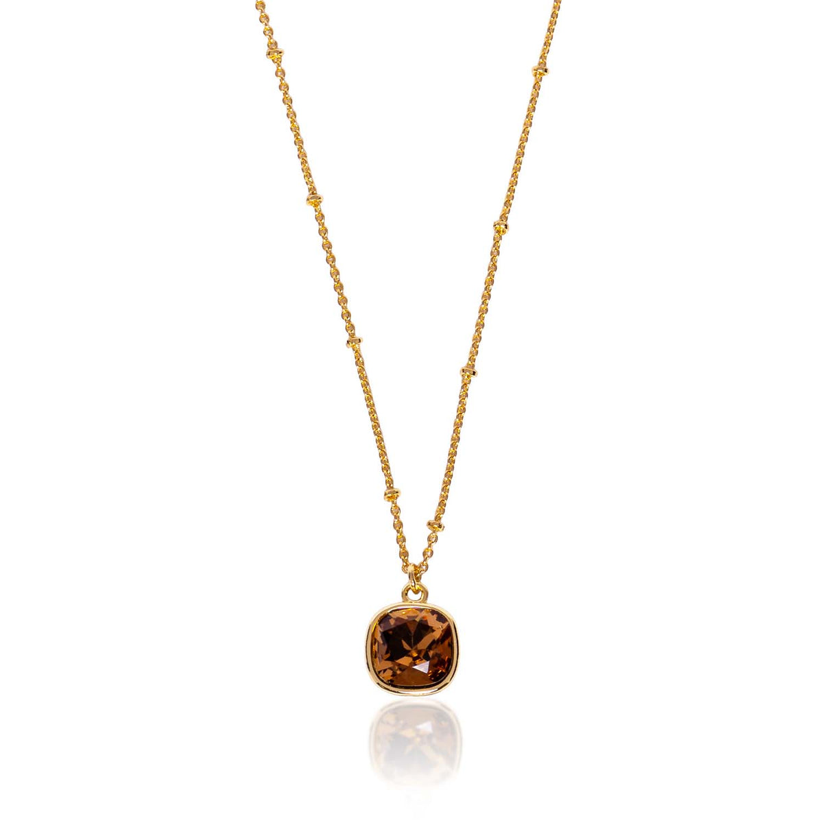 Loxley Lane Harper Necklace in Chocolate