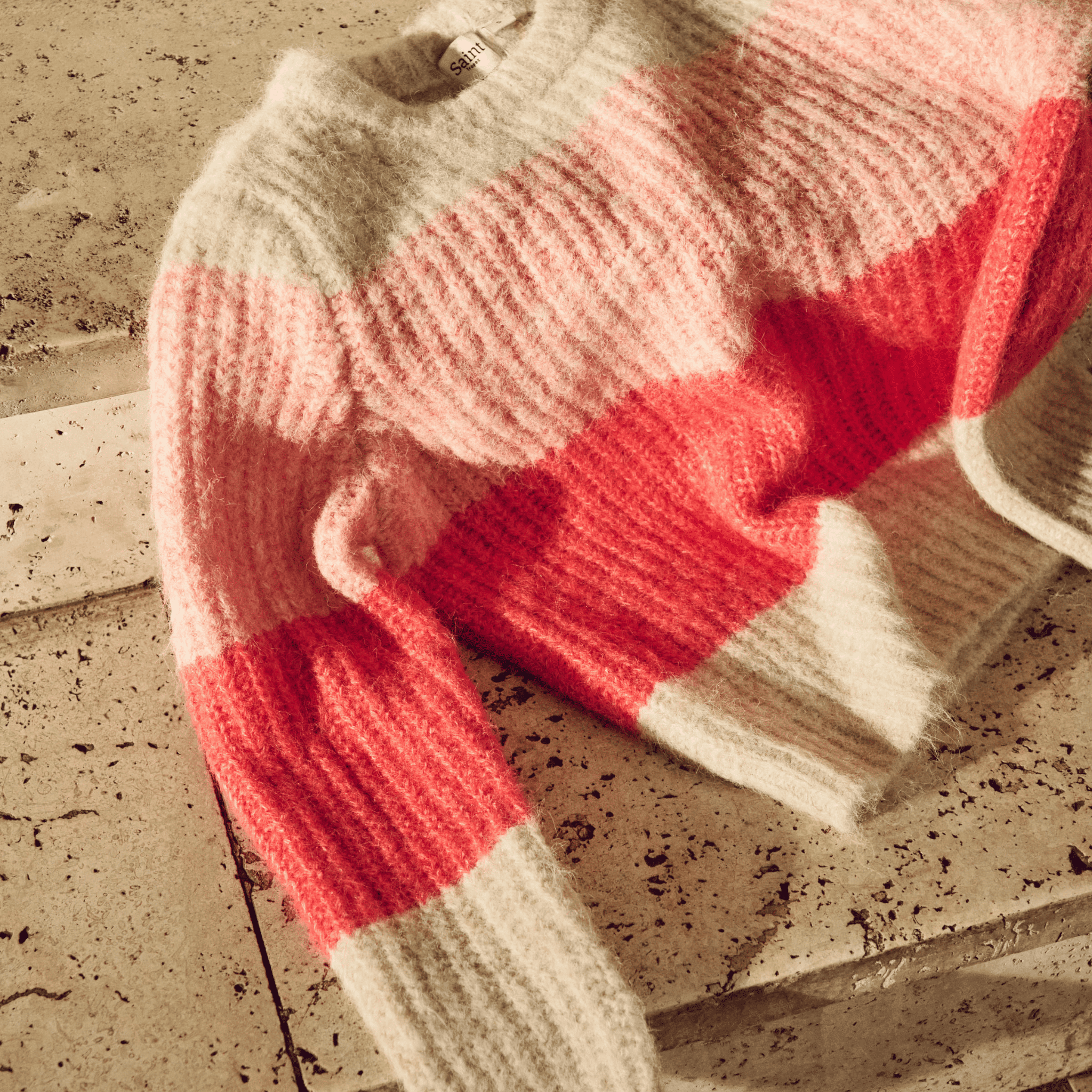 Mandy Pullover Wild Rose Melange – Kitty Gus