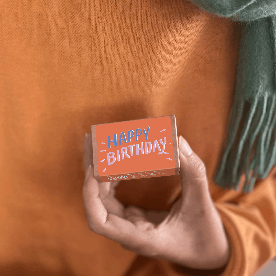 Seedball Wildflower Boxes | Happy Birthday Blue