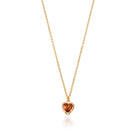 Loxley Lane Amillee Heart Necklace in Chocolate