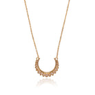 Loxley Lane Amy Necklace with K9 crystal in Champagne