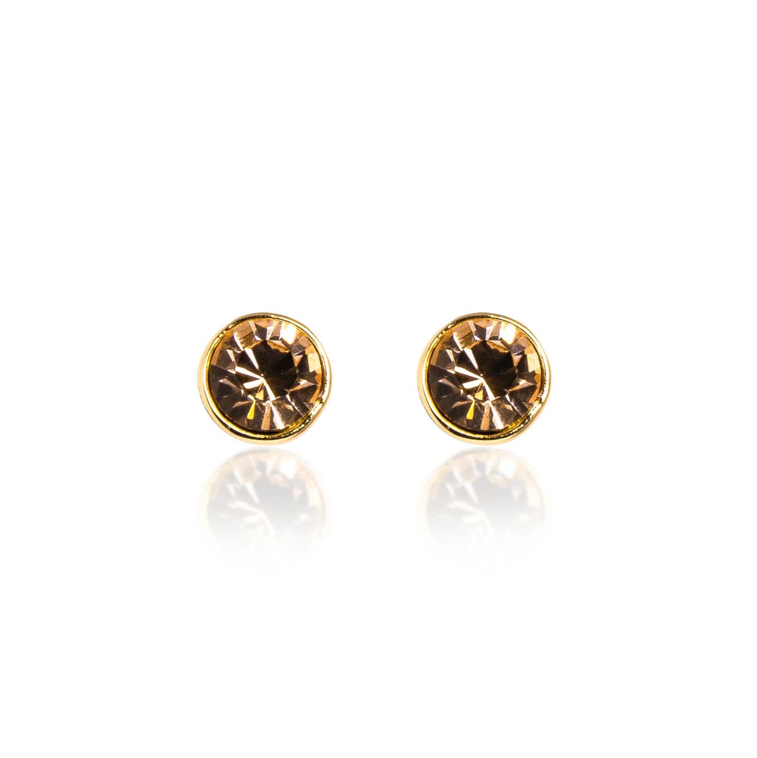 Loxley Lane Erin Stud Earrings in Champagne