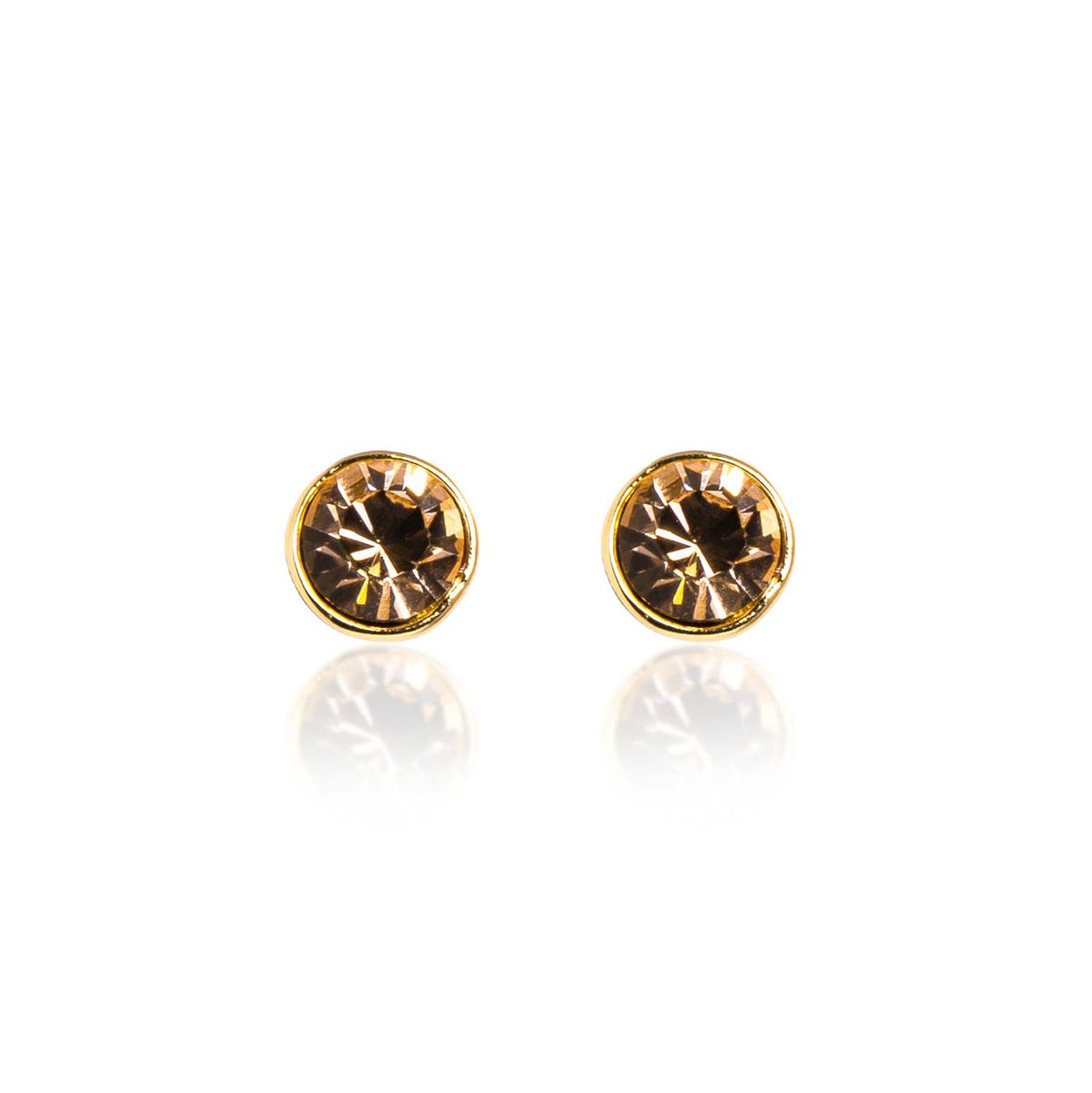 Loxley Lane Erin Stud Earrings in Champagne