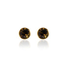 Loxley Lane Erin Stud Earrings in Chocolate