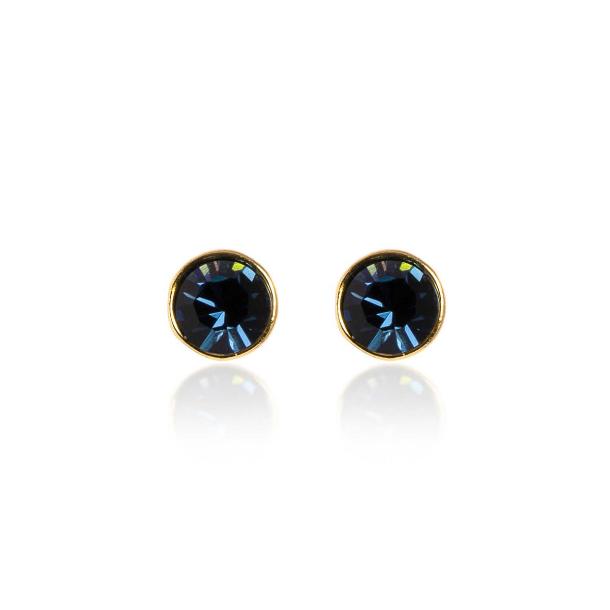 Loxley Lane Erin Stud Earrings in Navy