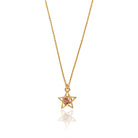 Loxley Lane Florence Star Charm Necklace in Champagne