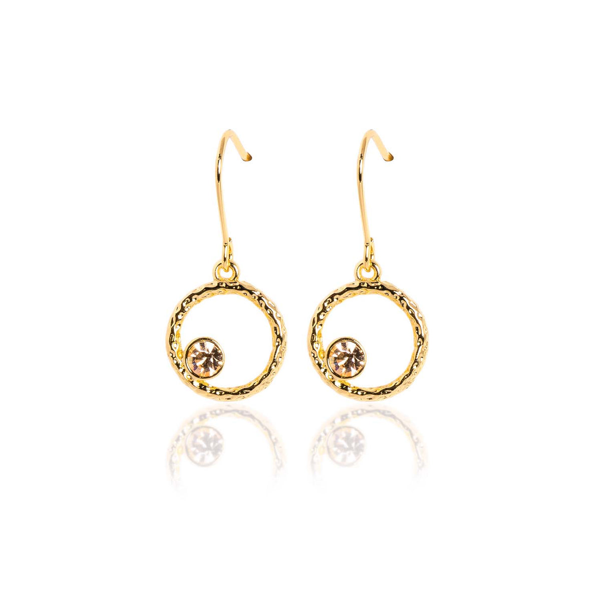 Loxley Lane Gia Drop Earrings in Champagne