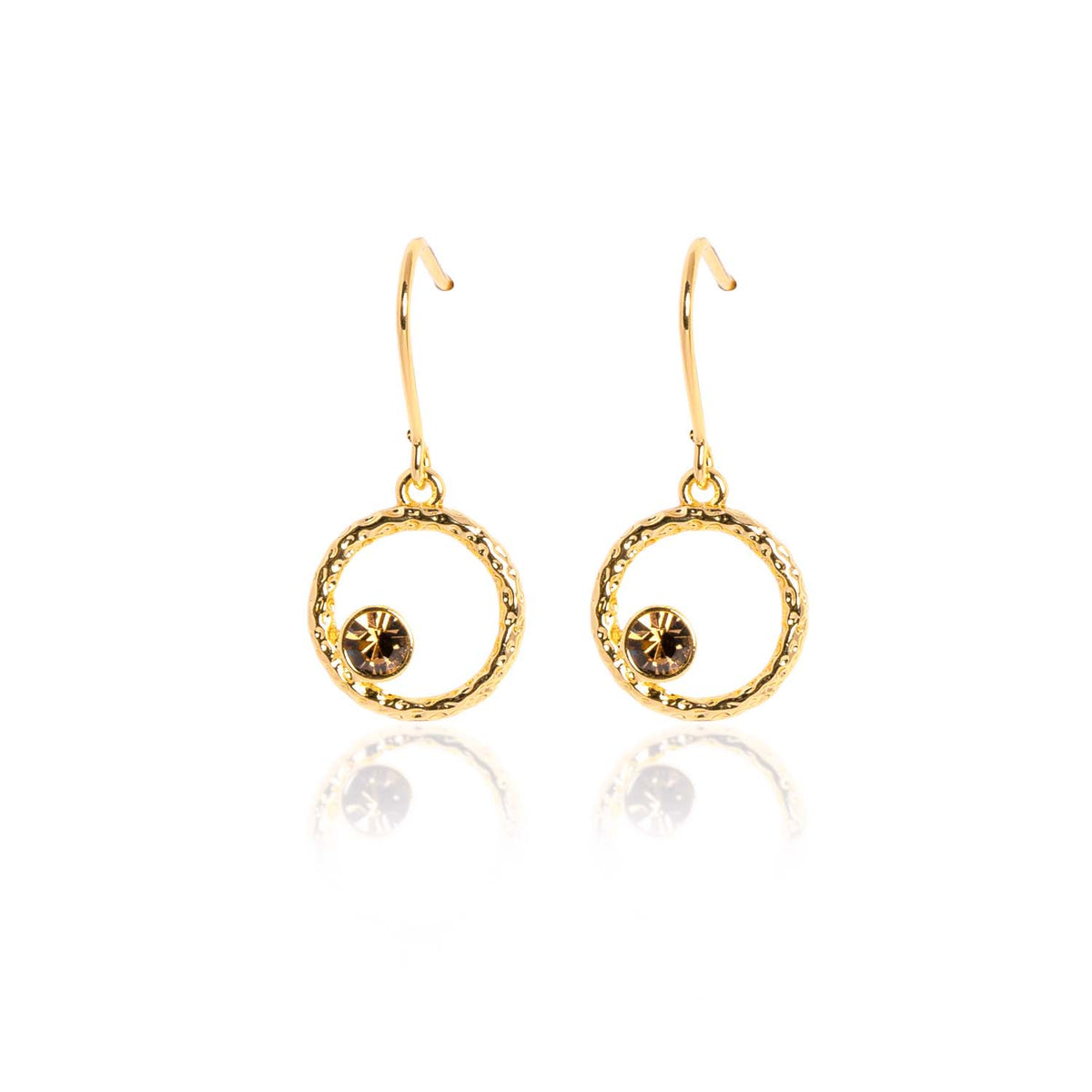 Loxley Lane Gia Drop Earrings in Chocolate