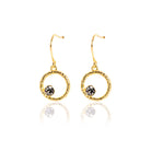 Loxley Lane Gia Drop Earrings in Grey