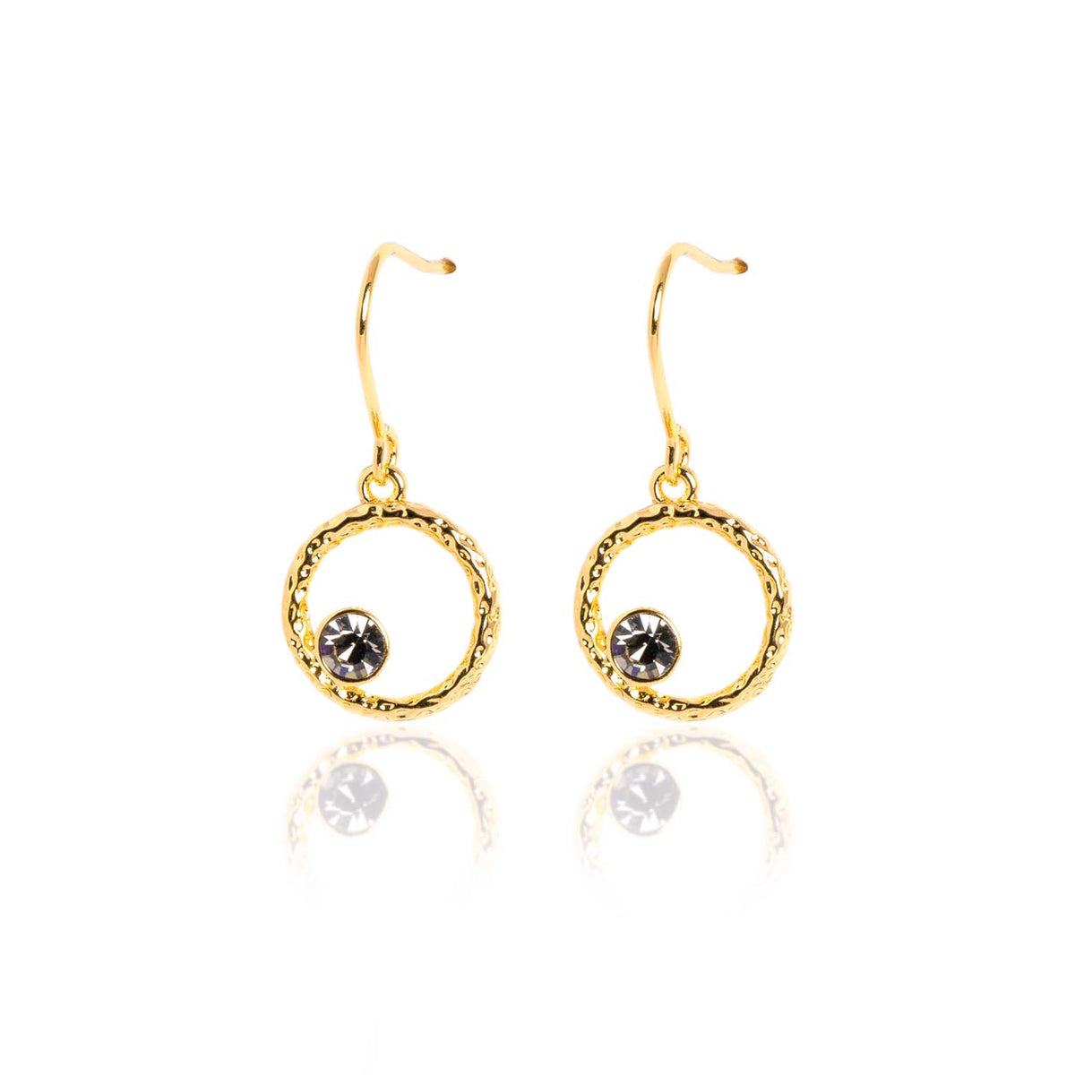 Loxley Lane Gia Drop Earrings in Grey