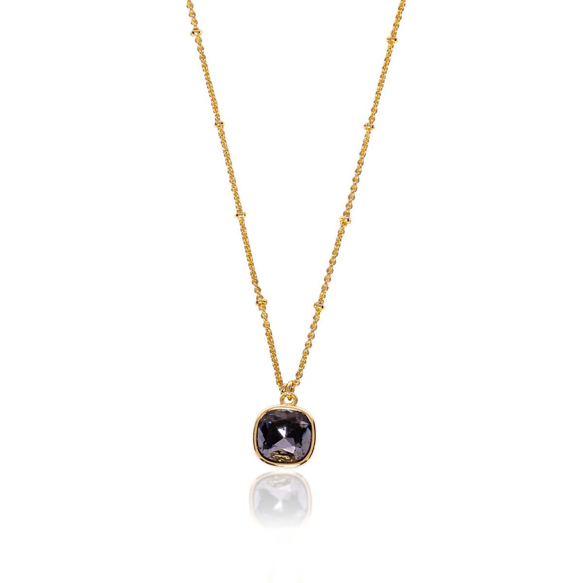 Loxley Lane Harper Necklace in Grey