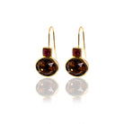 Loxley Lane Katie Drop Earrings in Chocolate