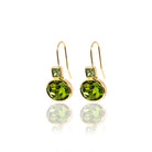 Loxley Lane Katie Drop Earrings in Green