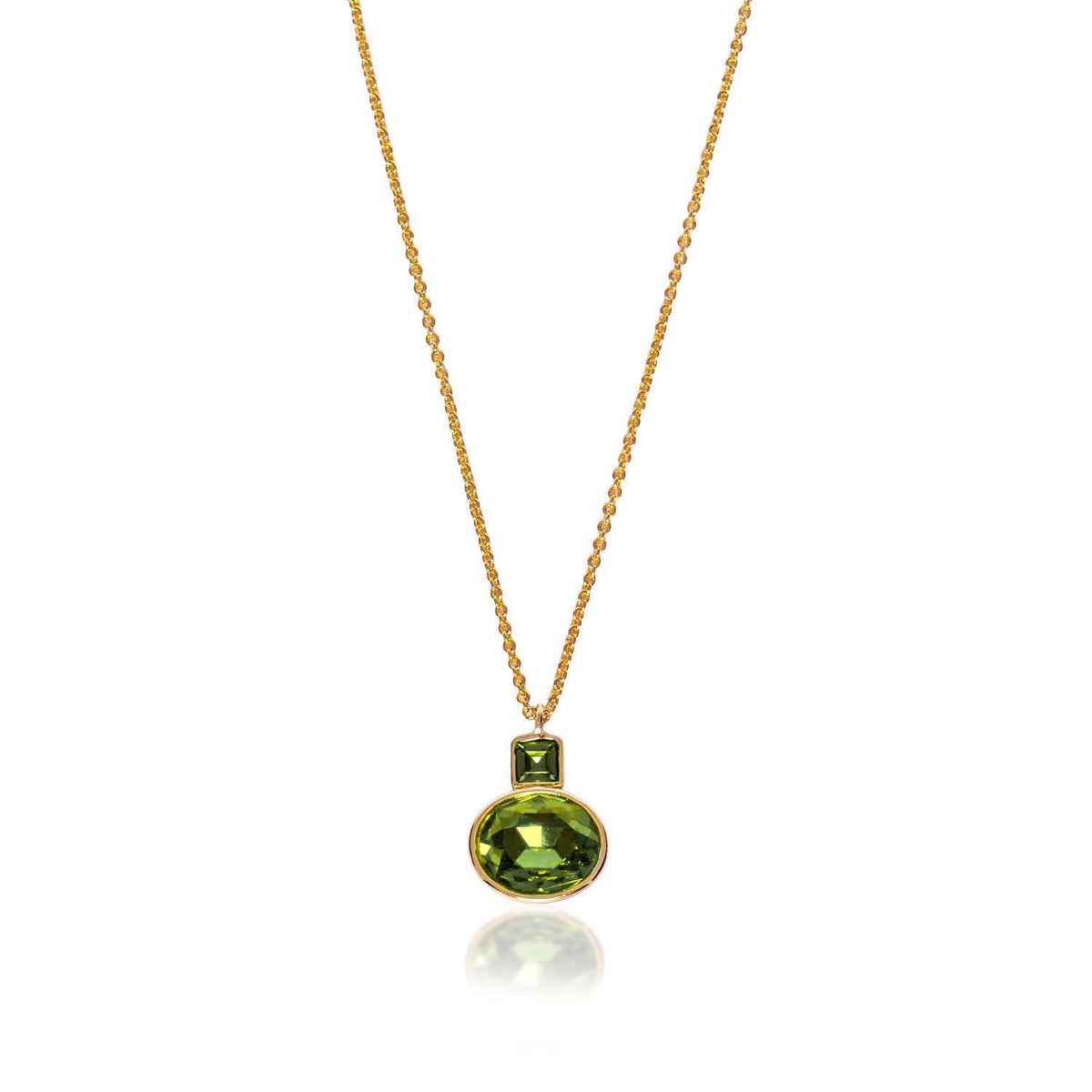 Loxley Lane Katie Pendant Necklace in Green