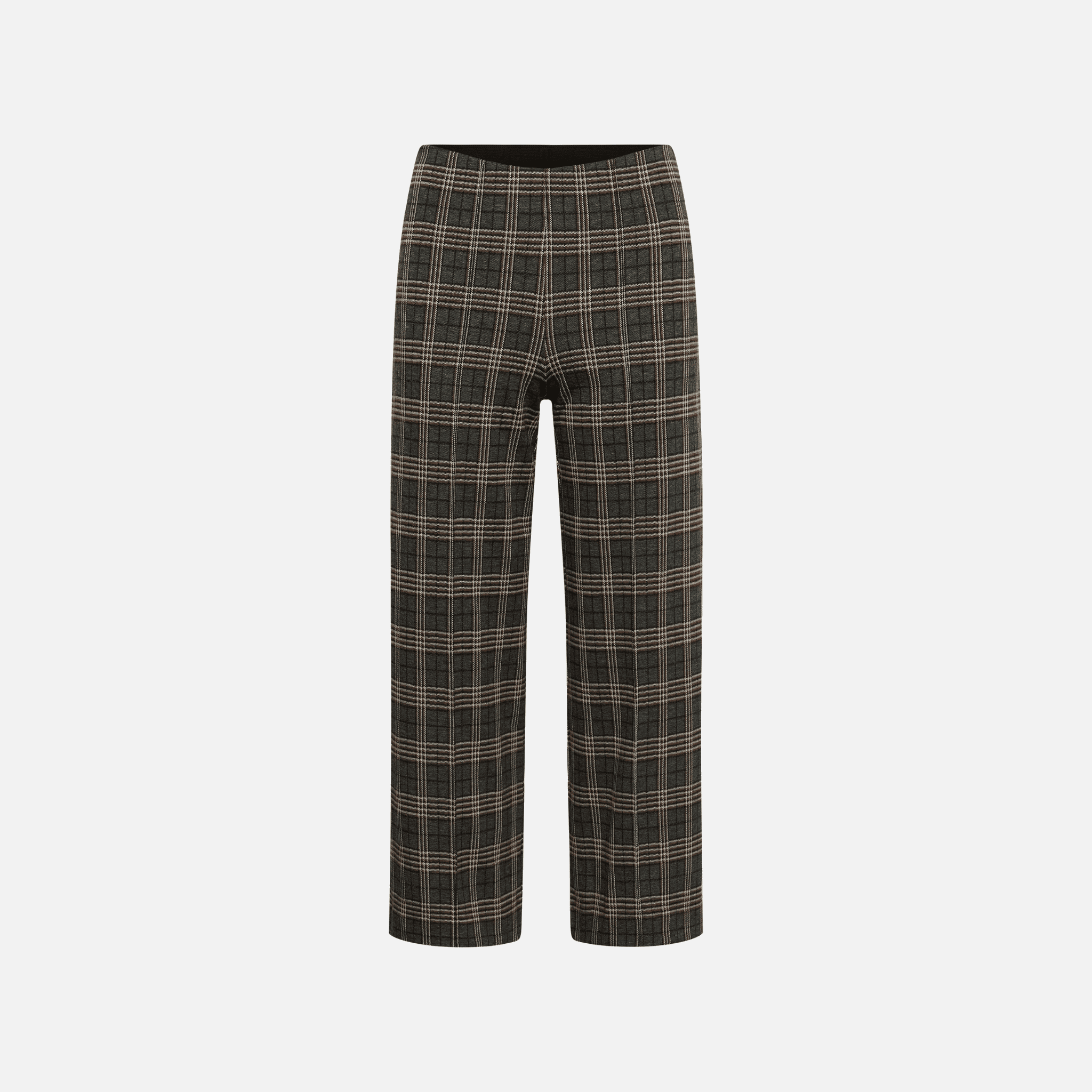 Part Two Ilisan Trousers in Grey Big Check – front product view