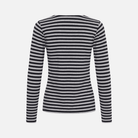 Part Two Nemajas Long Sleeve T-Shirt in Dark Navy Stripe – back product view