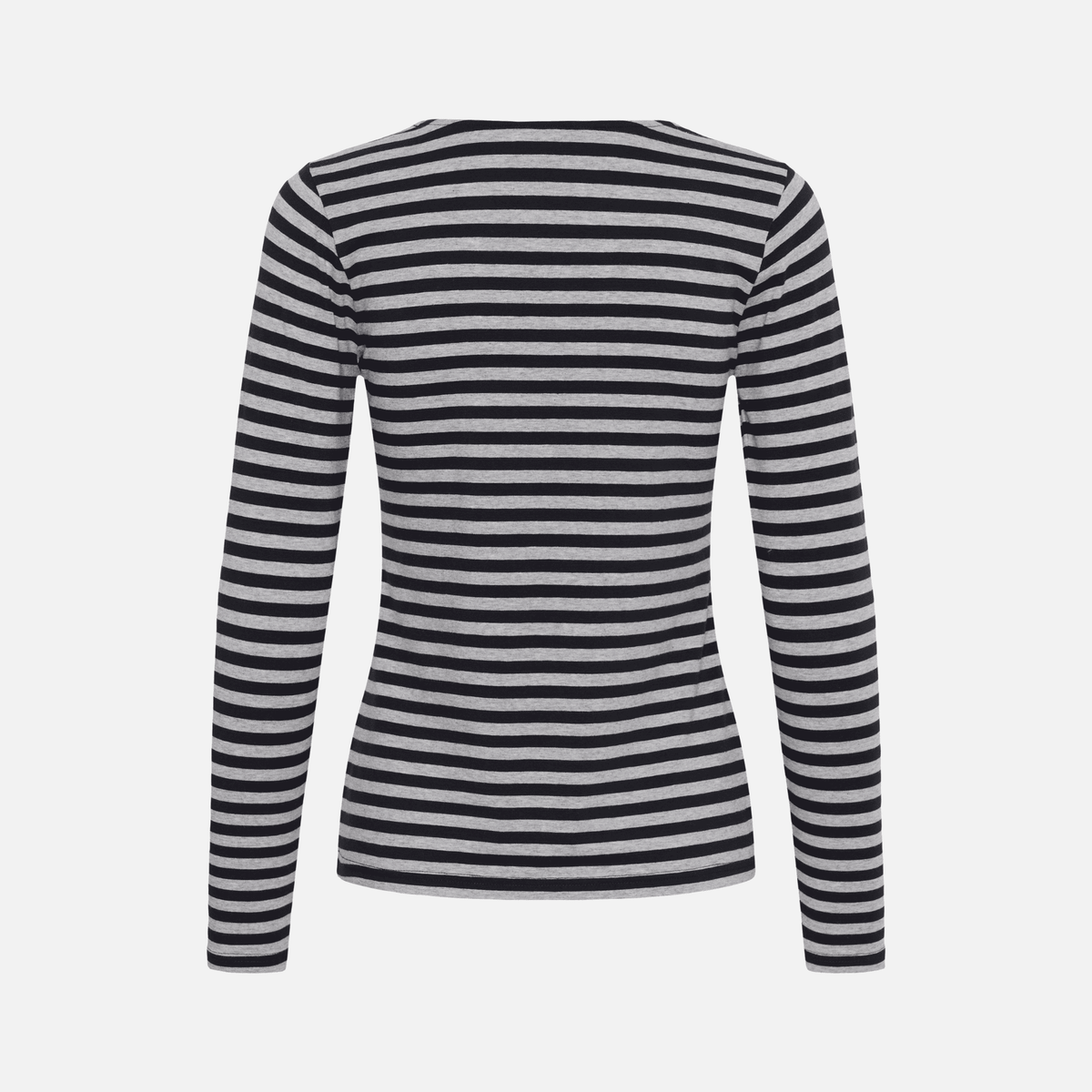 Part Two Nemajas Long Sleeve T-Shirt in Dark Navy Stripe – back product view