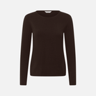 Part Two Nemajas Long Sleeve T-Shirt in Mole Brown – front product view