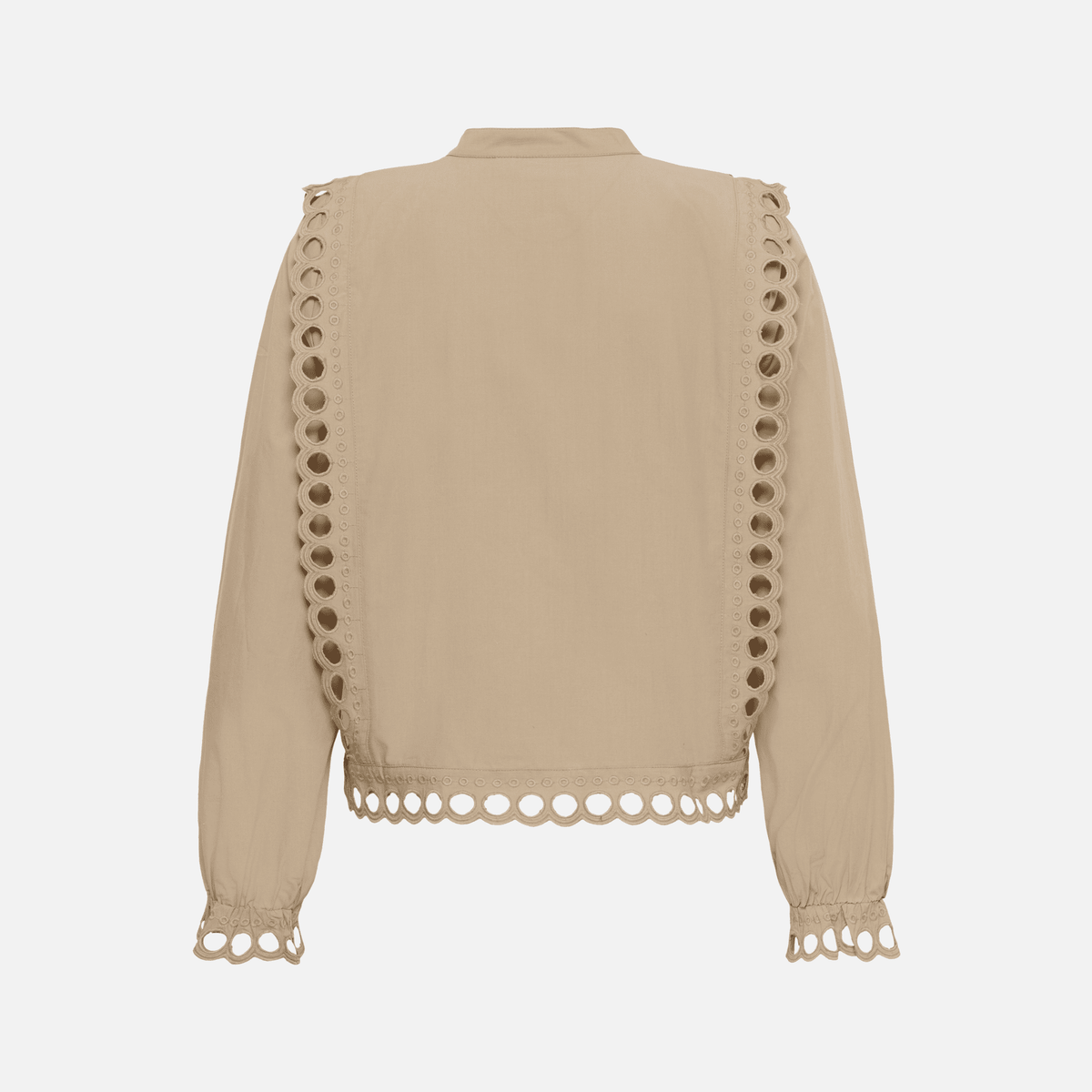 Saint Tropez Marlee Shirt in Weathered Teak - product back