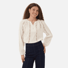 Saint Tropez Skya Blouse in Ice