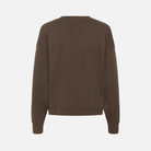 Saint Tropez Suzie Sweatshirt in Chocolate Brown