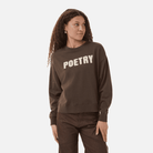 Saint Tropez Suzie Sweatshirt in Chocolate Brown