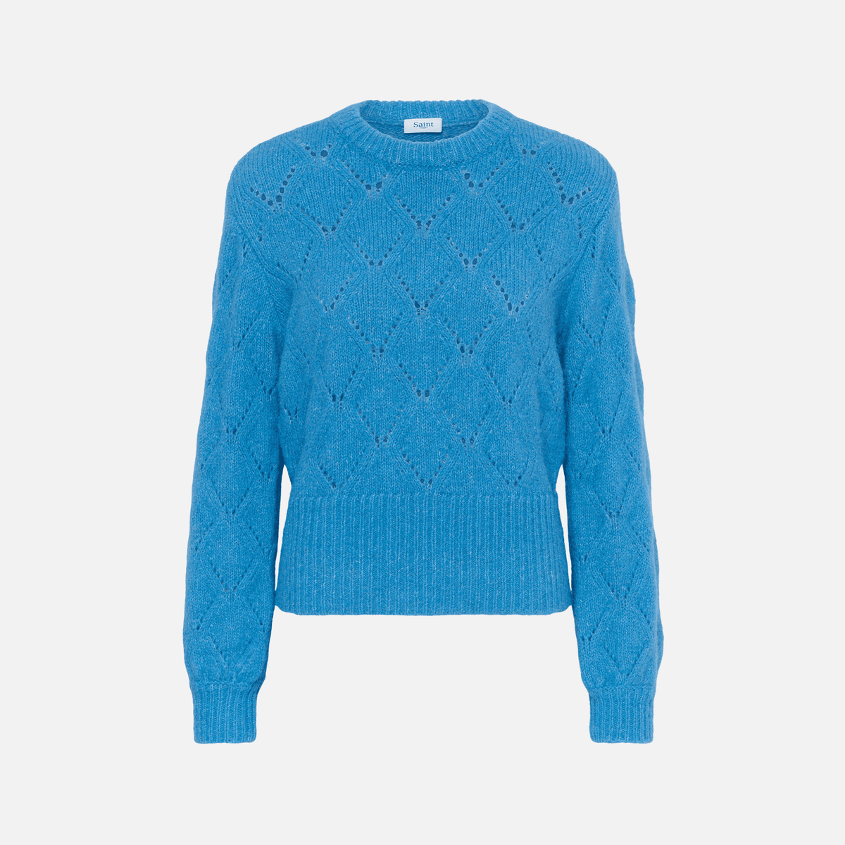 Saint Tropez Tabbatha Pullover in Lichen Blue Melange - product front