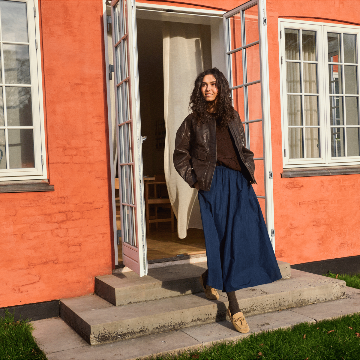Saint Tropez Tonja Skirt in Night Sky - lifestyle view