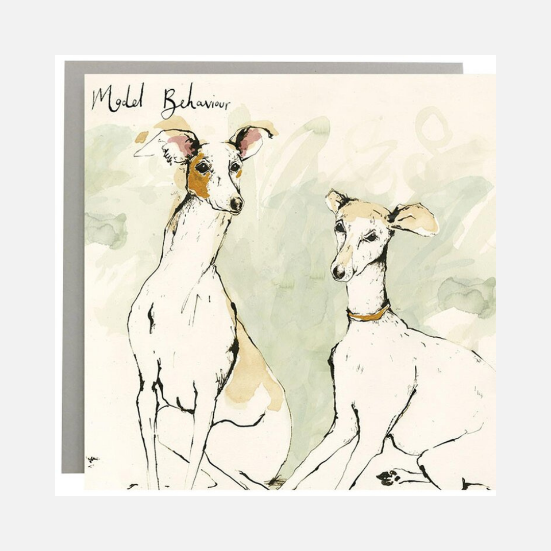 Model Behaviour Dog Card – Kitty & Gus