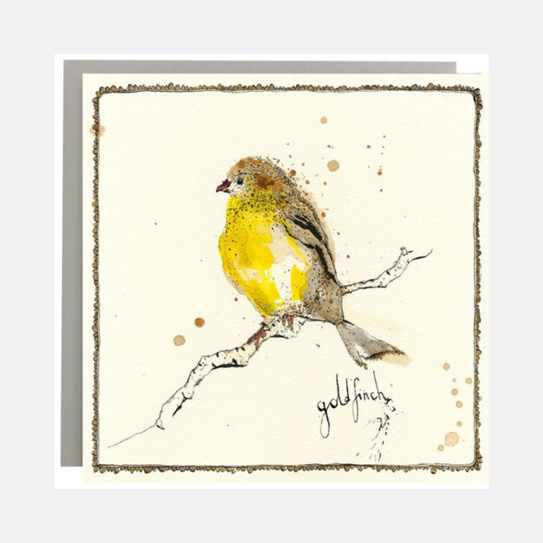Goldfinch Card – Kitty & Gus